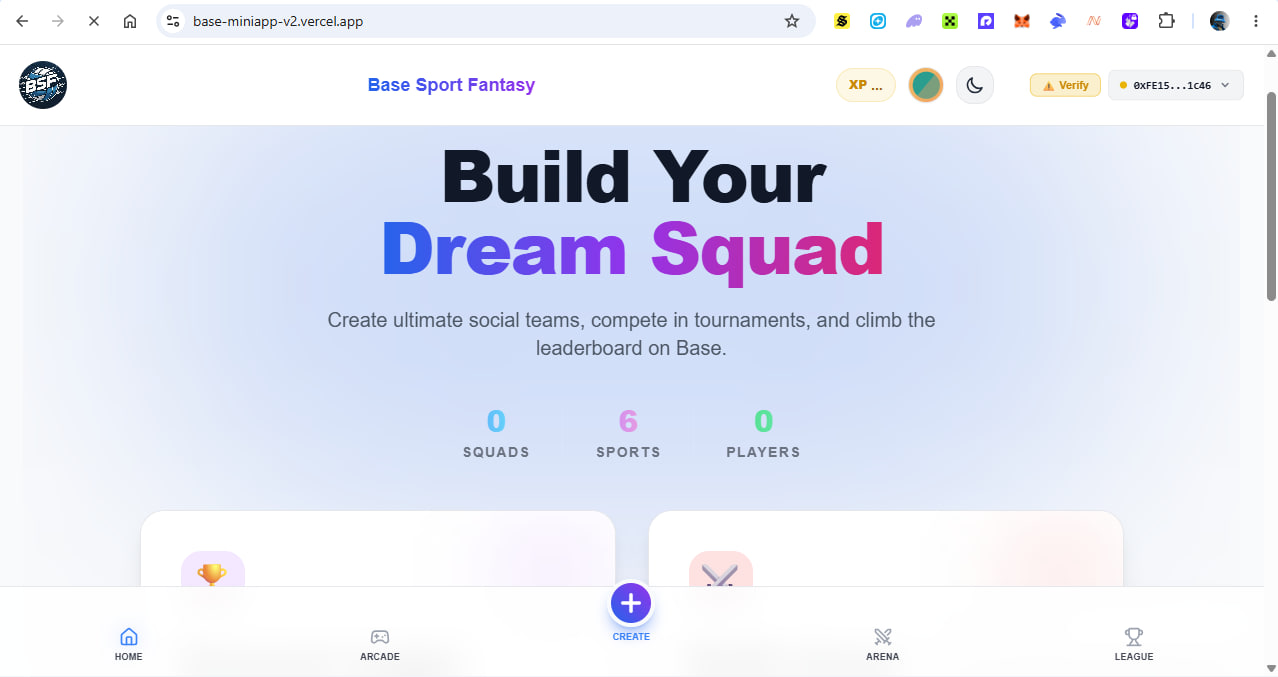 Base Sport Fantasy Application